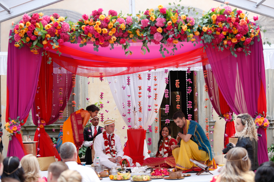 Shanti & Gerard – Indian Fusion Castle Wedding