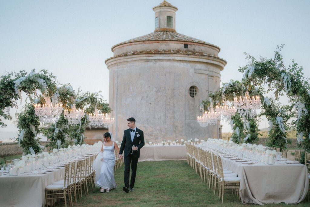 Lena and Avery&rsquo;s wedding at Castello di Celsa, Siena, Tuscany