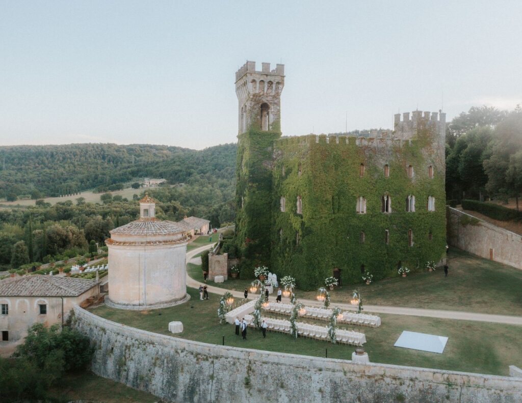 Lena and Avery&rsquo;s wedding at Castello di Celsa, Siena, Tuscany