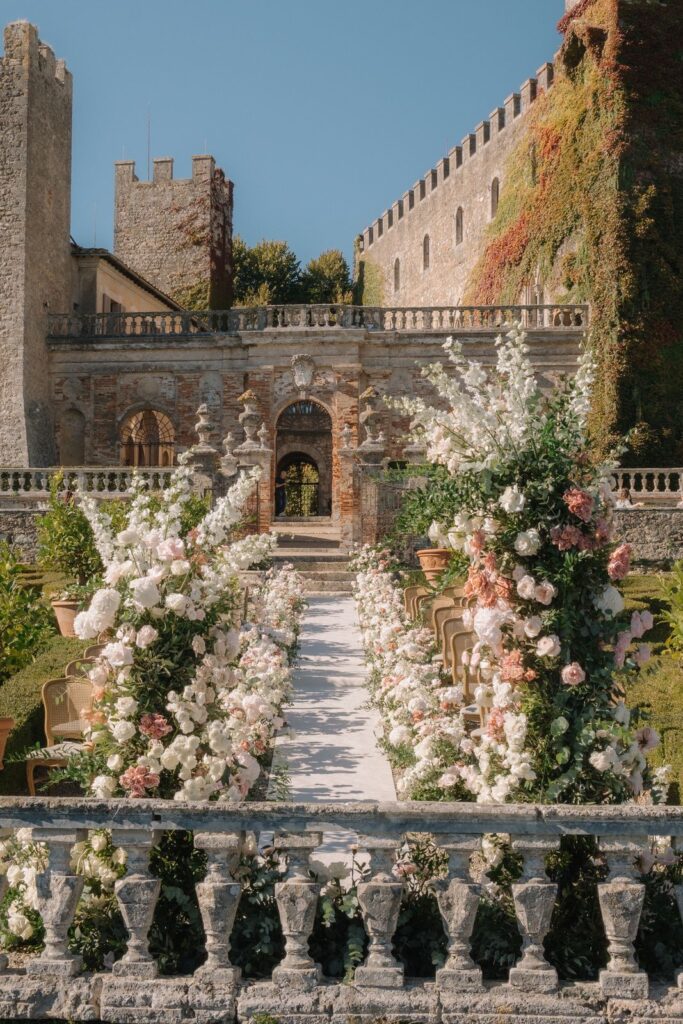 Stephanie and Domenique’s wedding at Castello di Celsa, Siena, Tuscany