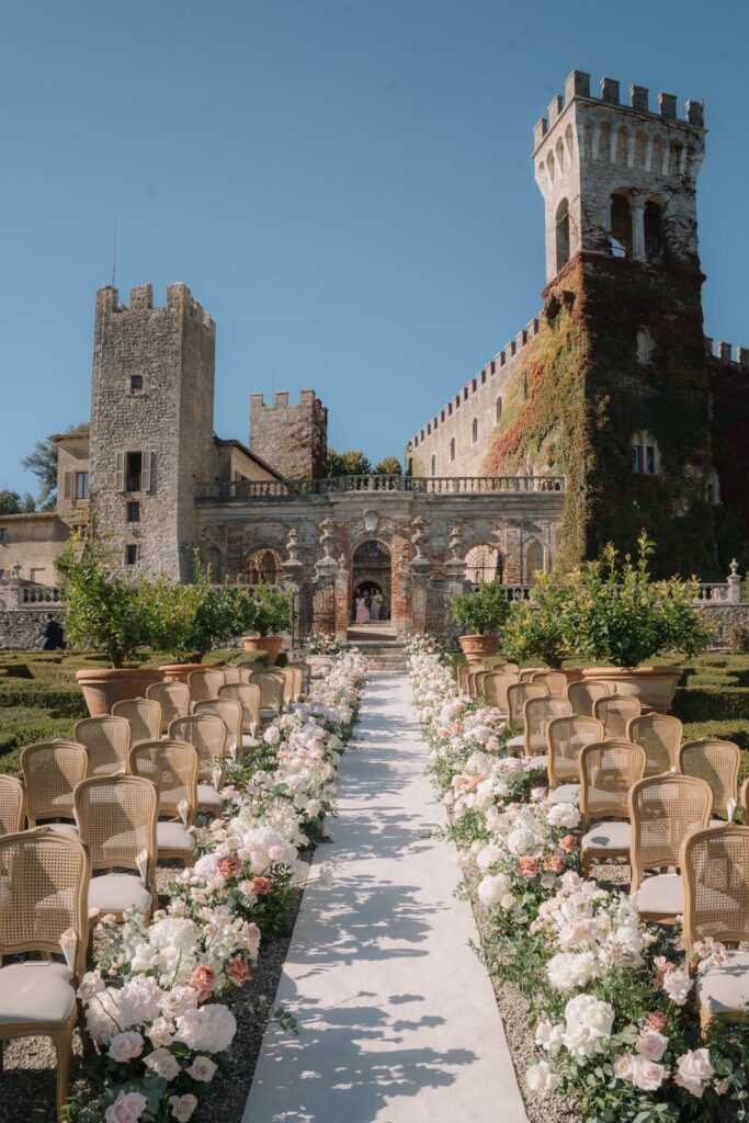 Stephanie and Domenique’s wedding at Castello di Celsa, Siena, Tuscany