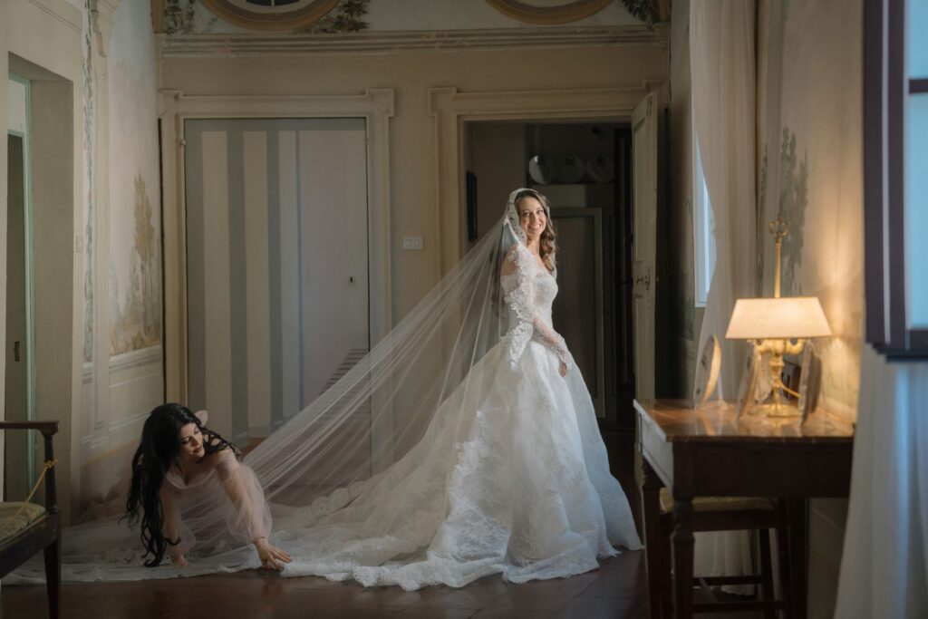 Stephanie and Domenique’s wedding at Castello di Celsa, Siena, Tuscany
