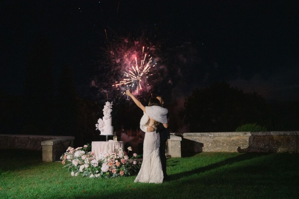 Stephanie and Domenique’s wedding at Castello di Celsa, Siena, Tuscany