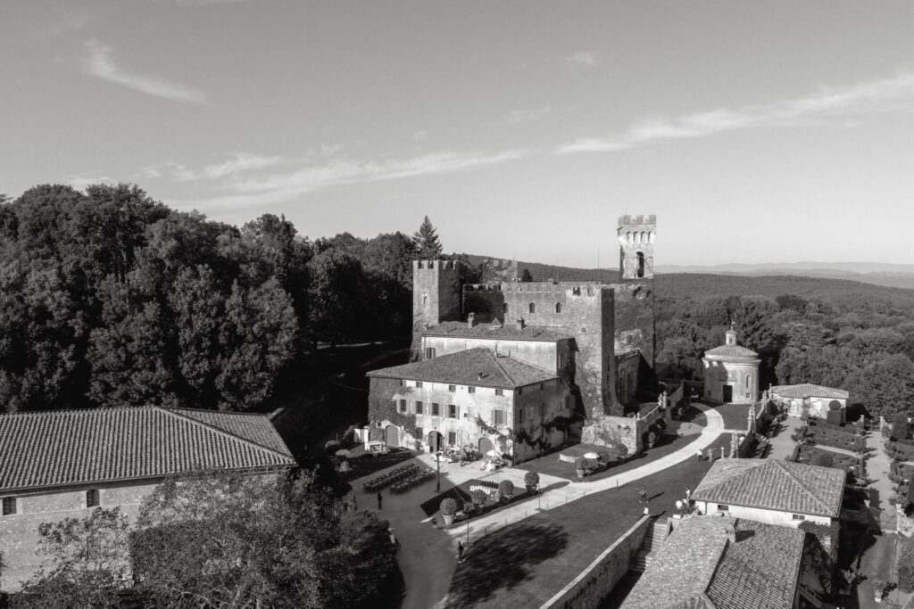 Stephanie and Domenique’s wedding at Castello di Celsa, Siena, Tuscany