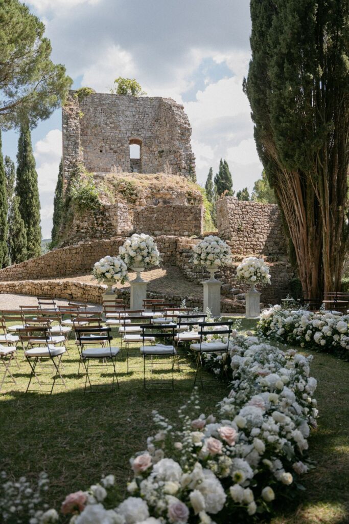 Idil and Adam’s wedding at Rosewood Castiglion del Bosco, Val d’Orcia, Tuscany