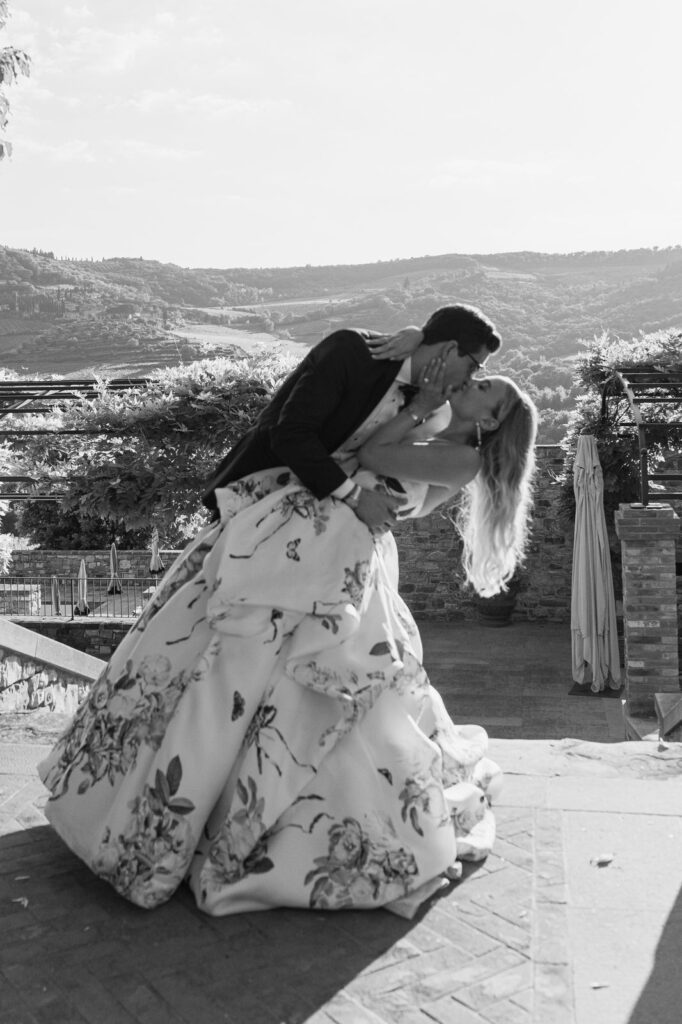 Carolyn and Tony’s wedding at Borgo di Vignamaggio, Chianti, Tuscany