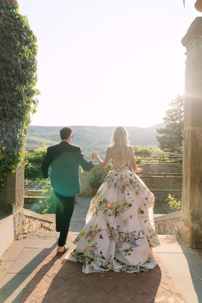 Carolyn and Tony’s wedding at Borgo di Vignamaggio, Chianti, Tuscany