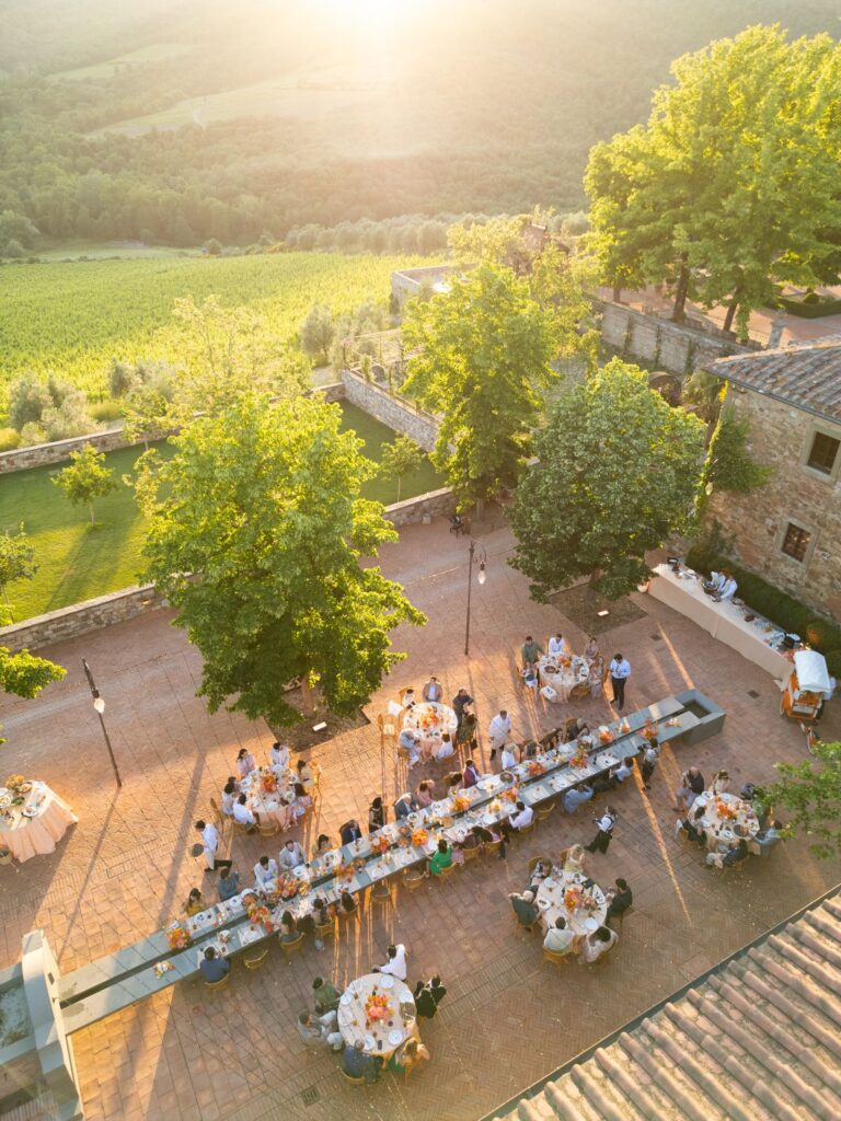 Sofia and Ari’s wedding at Borgo di Vignamaggio, Chianti, Tuscany