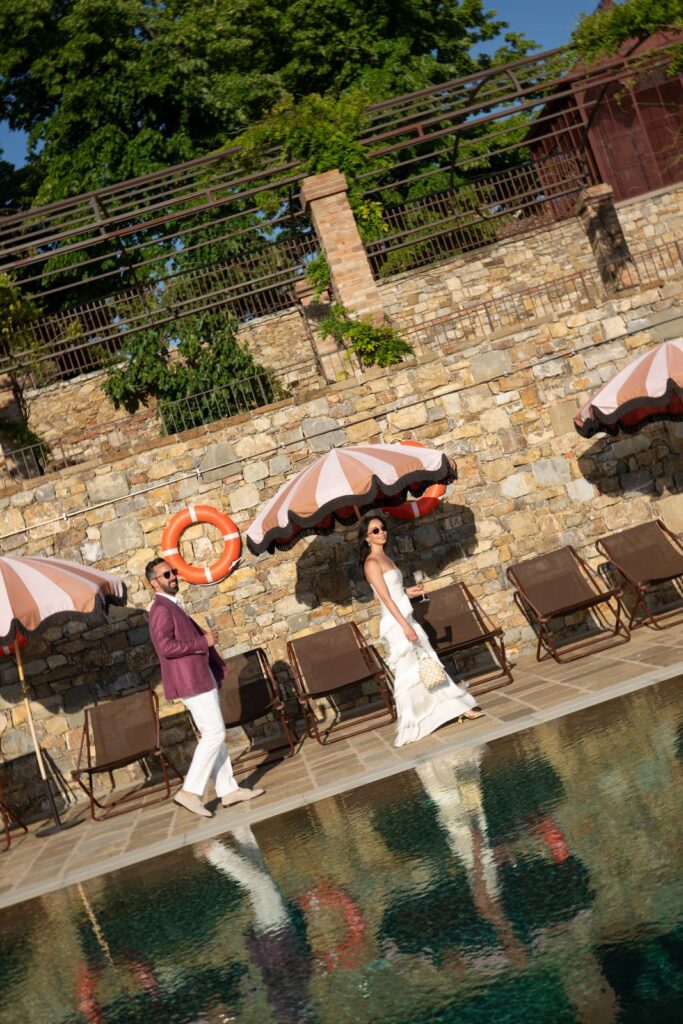 Sofia and Ari’s wedding at Borgo di Vignamaggio, Chianti, Tuscany