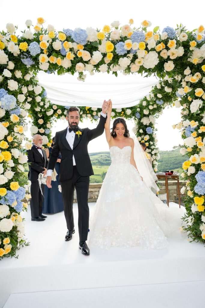 Sofia and Ari’s wedding at Borgo di Vignamaggio, Chianti, Tuscany