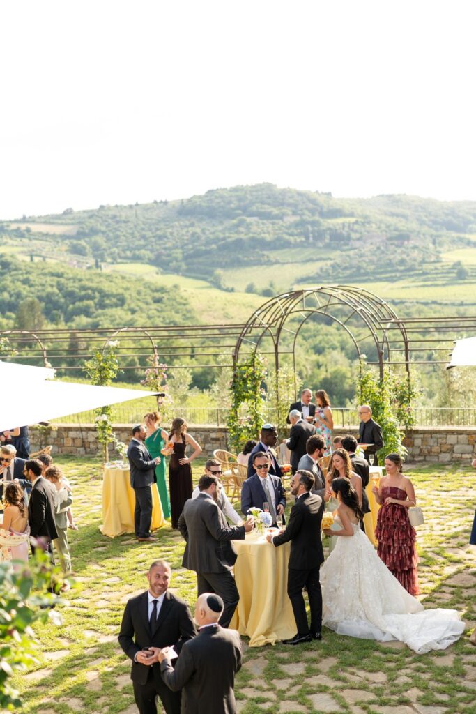 Sofia and Ari’s wedding at Borgo di Vignamaggio, Chianti, Tuscany