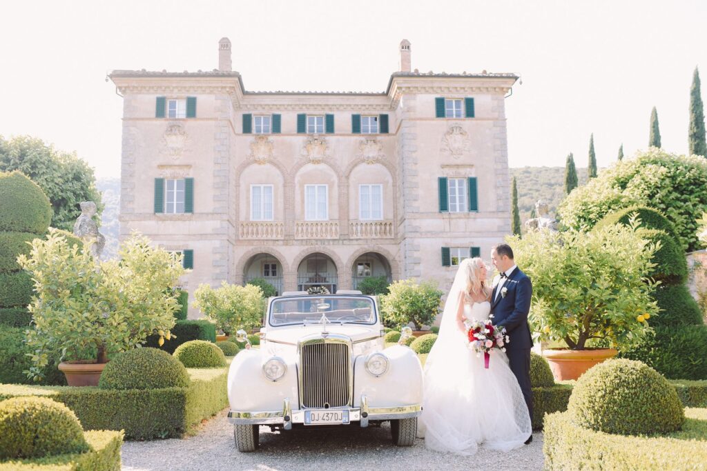 Robyn and Patrick’s wedding at Villa Cetinale, Siena, Tuscany