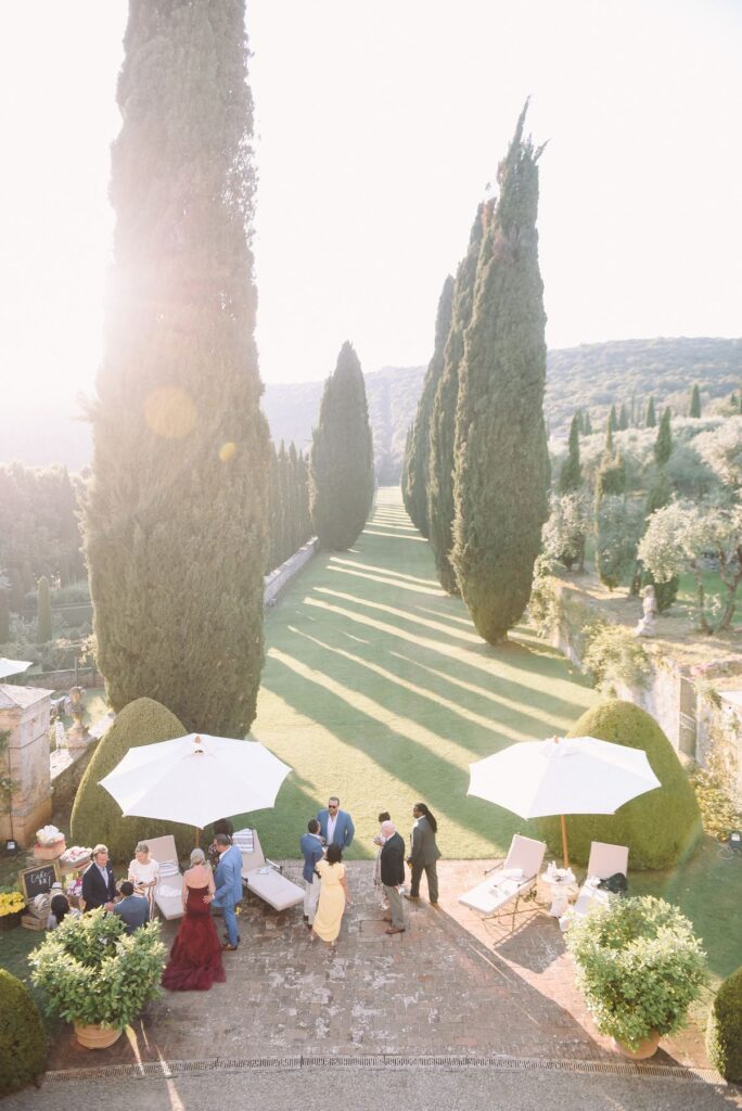 Robyn and Patrick’s wedding at Villa Cetinale, Siena, Tuscany