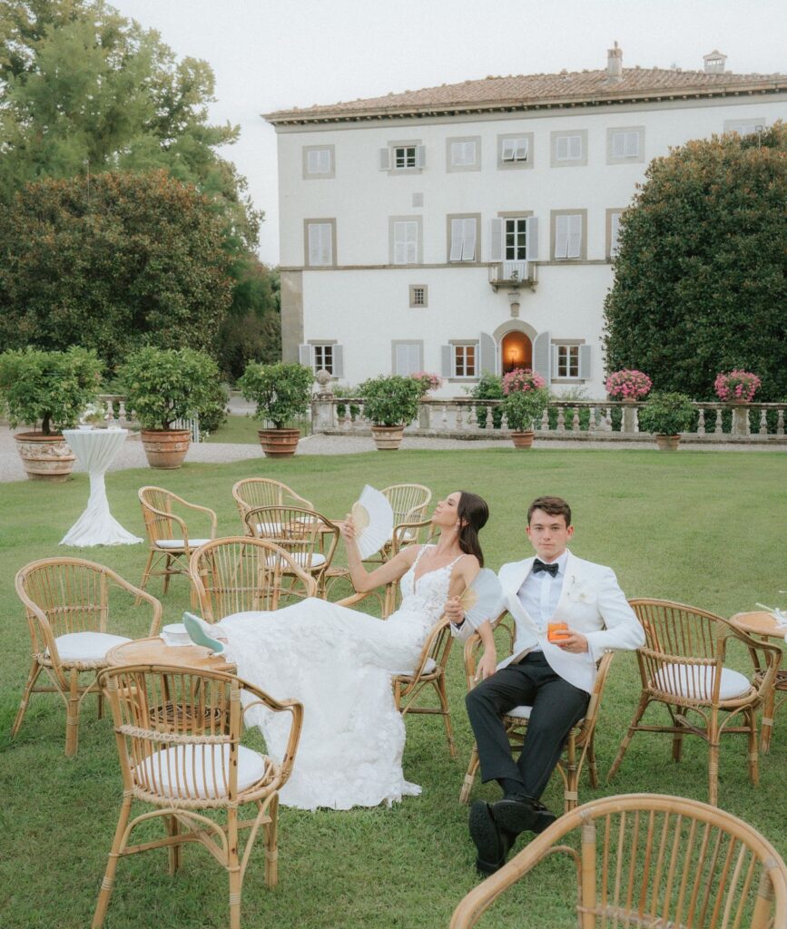 Anna and Hamilton’s wedding at Villa Grabau, Lucca, Tuscany