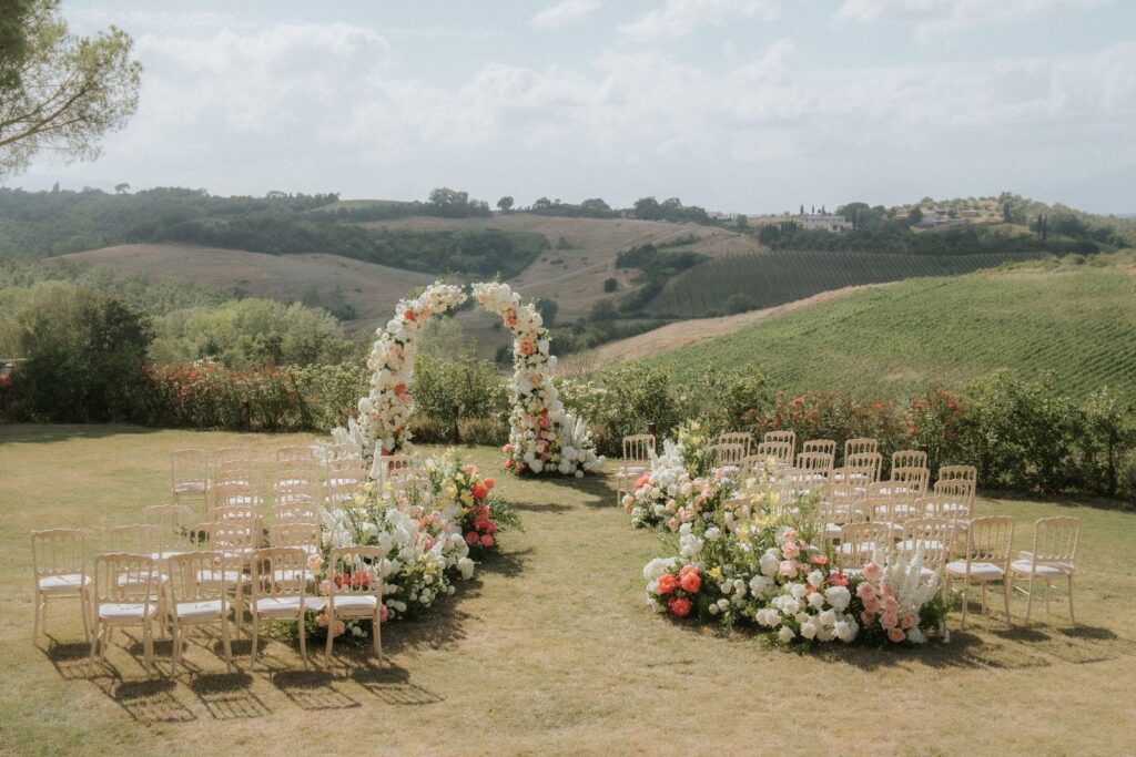 Shannon and Sina&rsquo;s wedding at Villa Petriolo, Tuscany, Italy