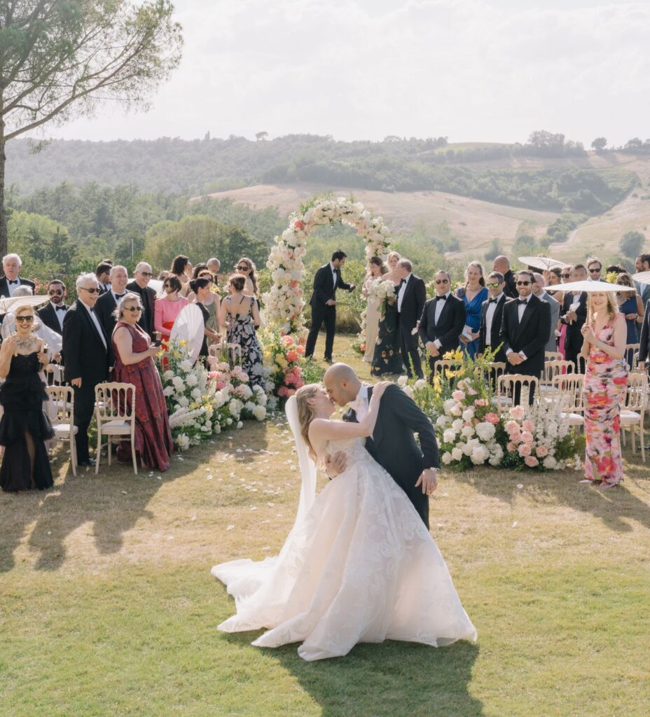 Shannon and Sina’s wedding at Villa Petriolo, Tuscany, Italy